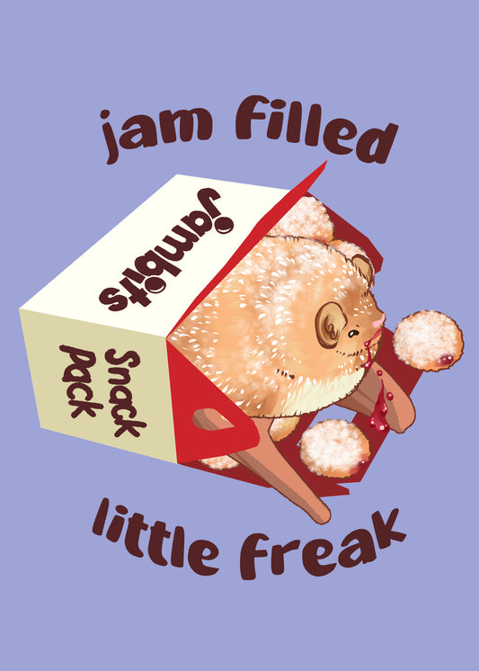 Jam Filled Little Freak (5x7 inches)