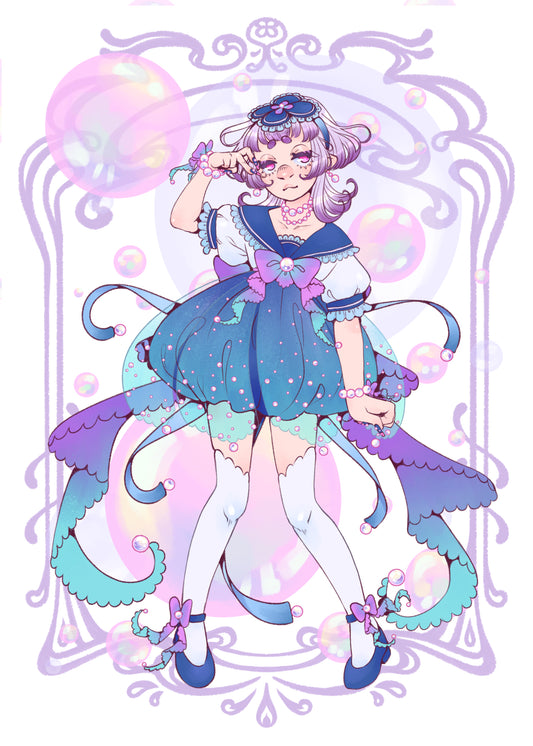 Jellyfish Lolita (5x7 or 8.5x11 inches)