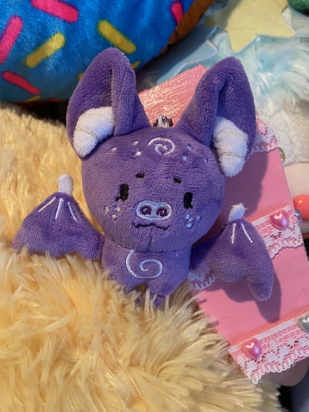 Ube Roll Cake Bat Plushie PREORDER