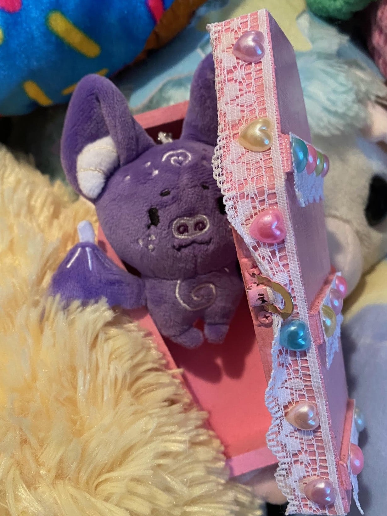 Ube Roll Cake Bat Plushie PREORDER